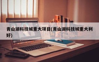 青山湖科技城重大项目(青山湖科技城重大利好)