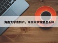 海南大学寄特产，海南大学饭菜怎么样