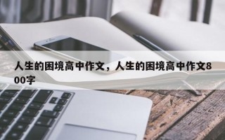 人生的困境高中作文，人生的困境高中作文800字